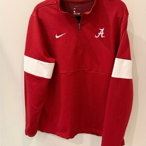 Nike Men’s Alabama Crimson Tide 2019 Coaches Sideline Performance Pullover Sz L